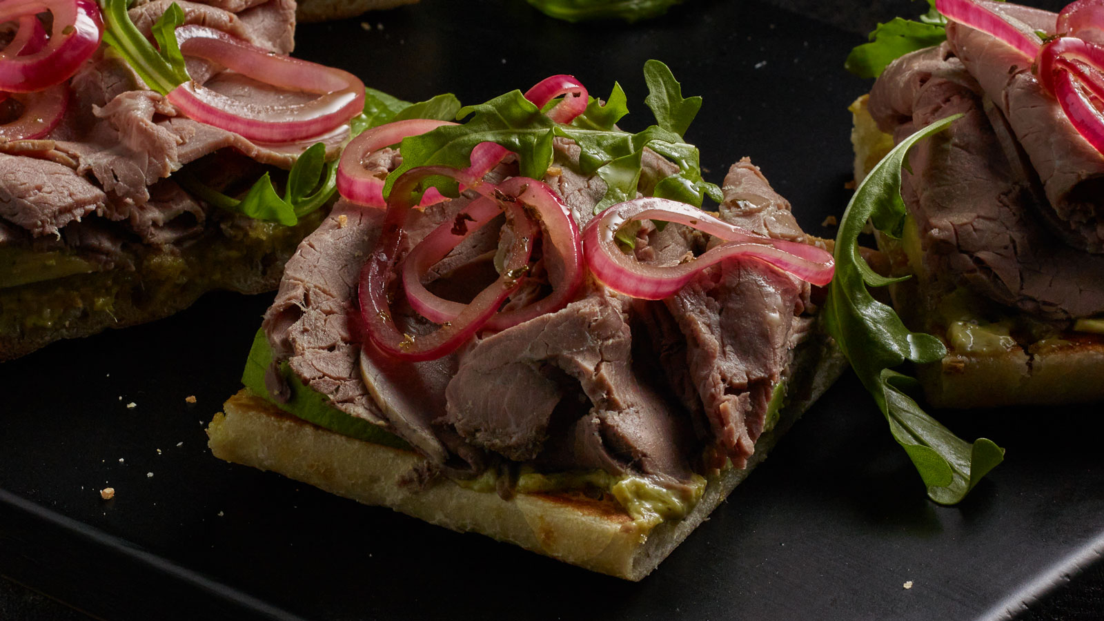 The Ultimate Steak Sandwich with Arugula and Pesto - Our Salty Kitchen